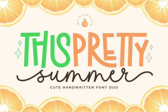 Discover the Pretty Summer Font Duo for Your Creative Projects