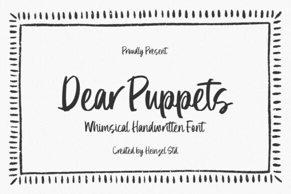 Discover the Whimsical Charm of Dear Puppets Font