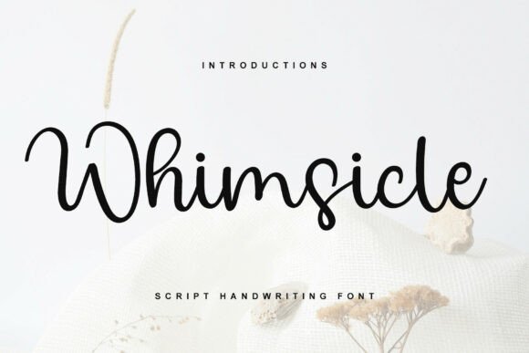 Discover Whimsicle: A Font Blending Vintage Charm and Bold Elegance