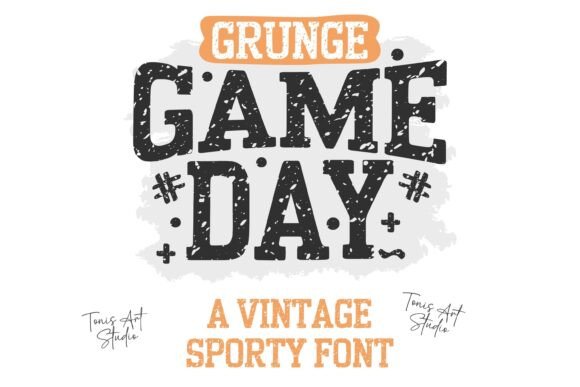 Game Day: Bold Varsity Font for Sports Branding
