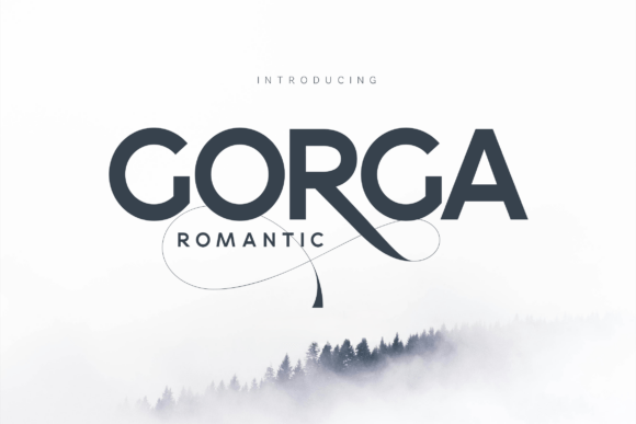 Gorga Romantic: A Modern Sans Serif with a Flourish