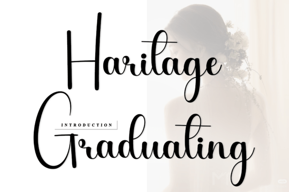Haritage Graduating: A Timeless Handwritten Font for Elegant Designs