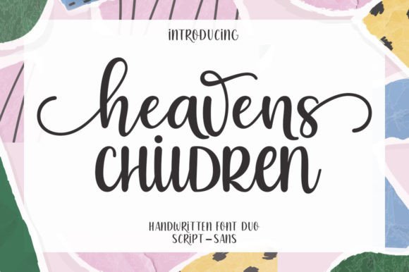 Heavens Children Duo: A Font Pairing for Creative Designs