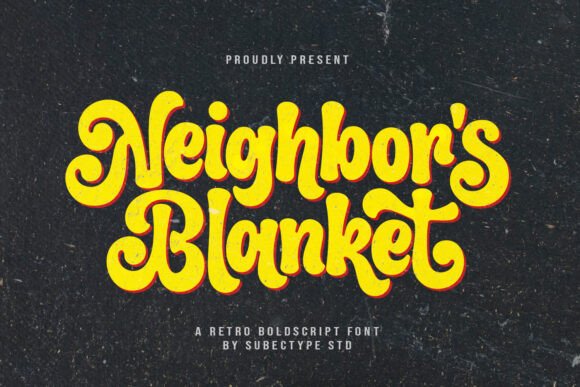 Neighbor's Blanket: A Cozy, Modern Retro Font