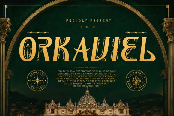 Orkaviel: A Serif Font of Refined Elegance and Character
