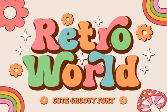 Retro World: A Groovy Vintage Font for Modern Design