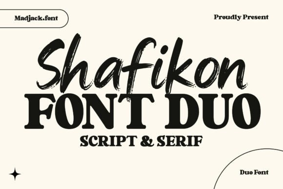 Shafikon: A Duo Font for Elegant and Modern Design