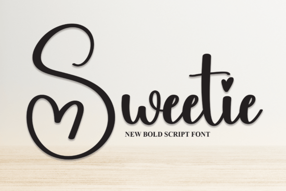 Sweetie: The Heart-Dotted Display Font for Romantic Projects