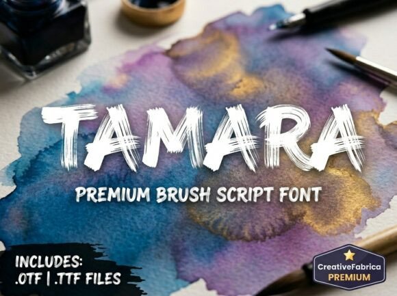 Tamara: A Bold Display Font for High-Impact Design