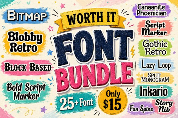 Worth It Font Bundle: Elevate Your Creative Projects